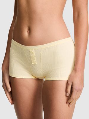 PINK Majtki bawełniane Boyshort
