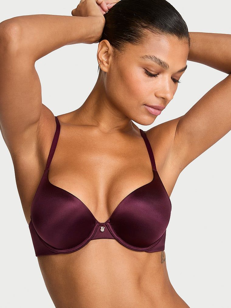 Body by Victoria Biustonosz push-up z połyskiem High-Shine Perfect Shape