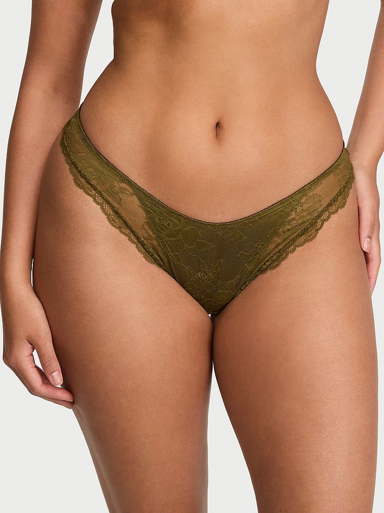 Very Sexy Stringi koronkowe Overlay