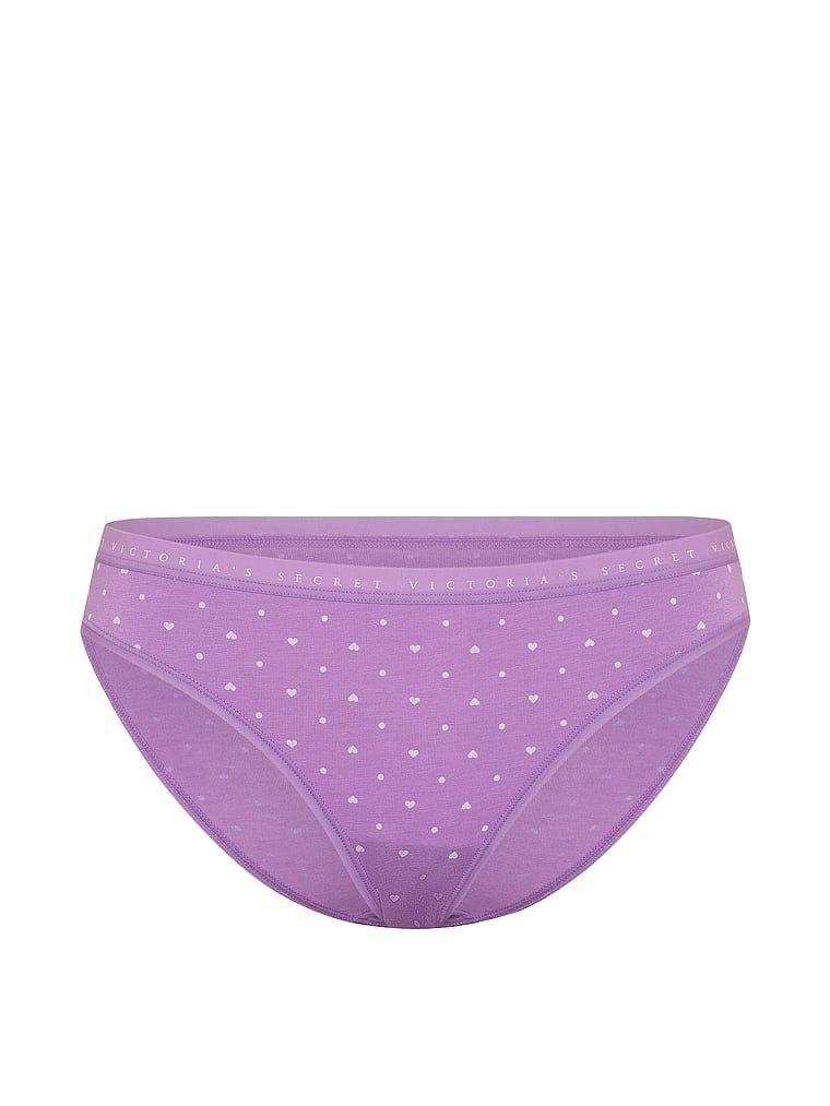 Majtki bawełniane Bikini. Produkt ma kolor wzorzysty i pochodzi z kolekcji Victoria's Secret. 