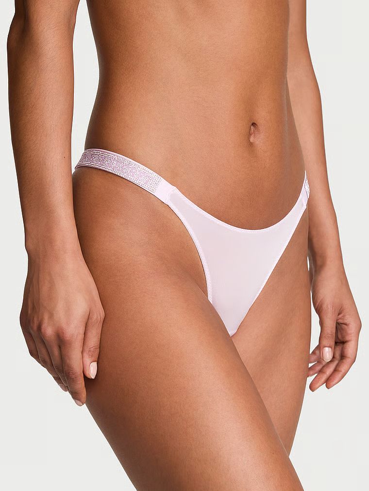Very Sexy Majtki brazyliany z błyszczącymi paskami Shine Strap Brazilian