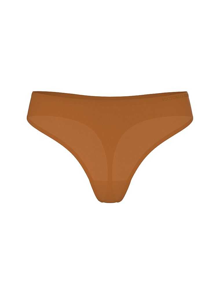 Stringi z mikrofibry Flex. Produkt ma kolor brązowy i pochodzi z kolekcji Body by Victoria. 