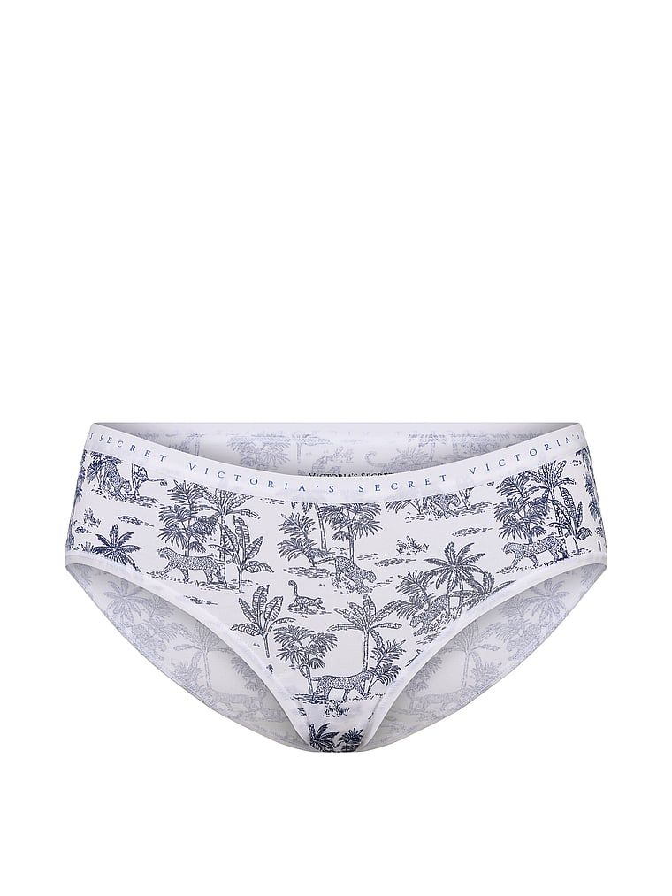 Majtki bawełniane Hiphugger. Produkt jest wzorzysty i pochodzi z kolekcji Victoria's Secret. 