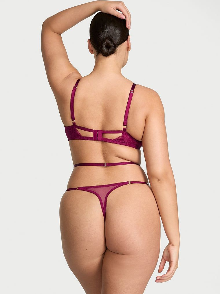 Very Sexy Body koronkowe Rose Lace Strappy