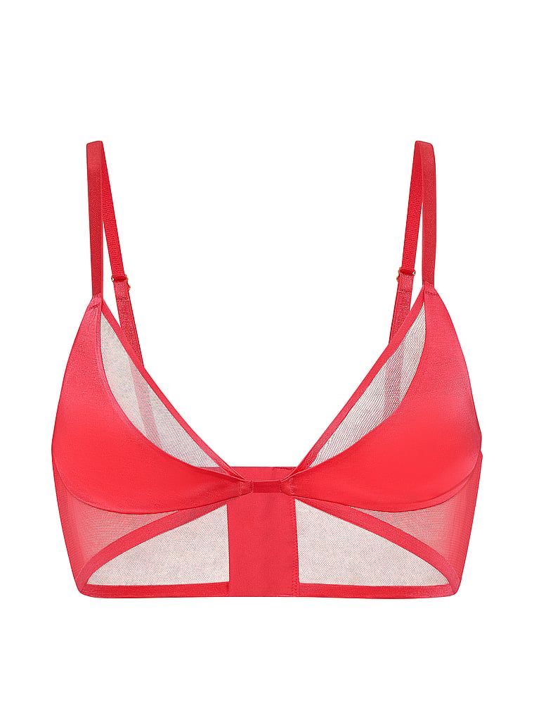 Biustonosz nieusztywniany braletka Sheer Reveal. Produkt ma kolor różowy i pochodzi z kolekcji Very Sexy. 