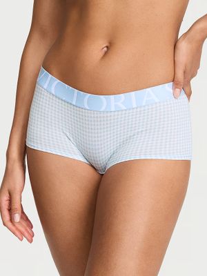 Cotton Majtki bawełniane szorty Exploded Logo Boyshort