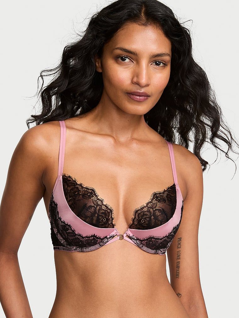 Very Sexy Biustonosz push-up ze wstawkami z koronki Envy Low-Cut