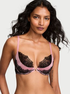 Very Sexy Biustonosz push-up ze wstawkami z koronki Envy Low-Cut