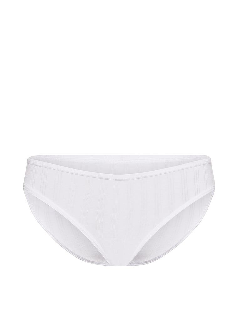 Majtki z modalu Ultra-Fine Bikini. Produkt ma kolor biały i pochodzi z kolekcji Victoria's Secret. 