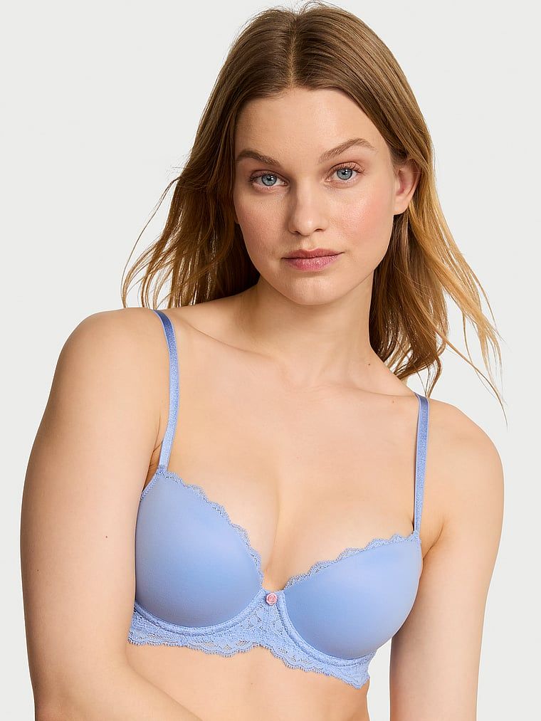 Dream Angels Biustonosz lekko usztywniany Smooth and Lace Classic Demi
