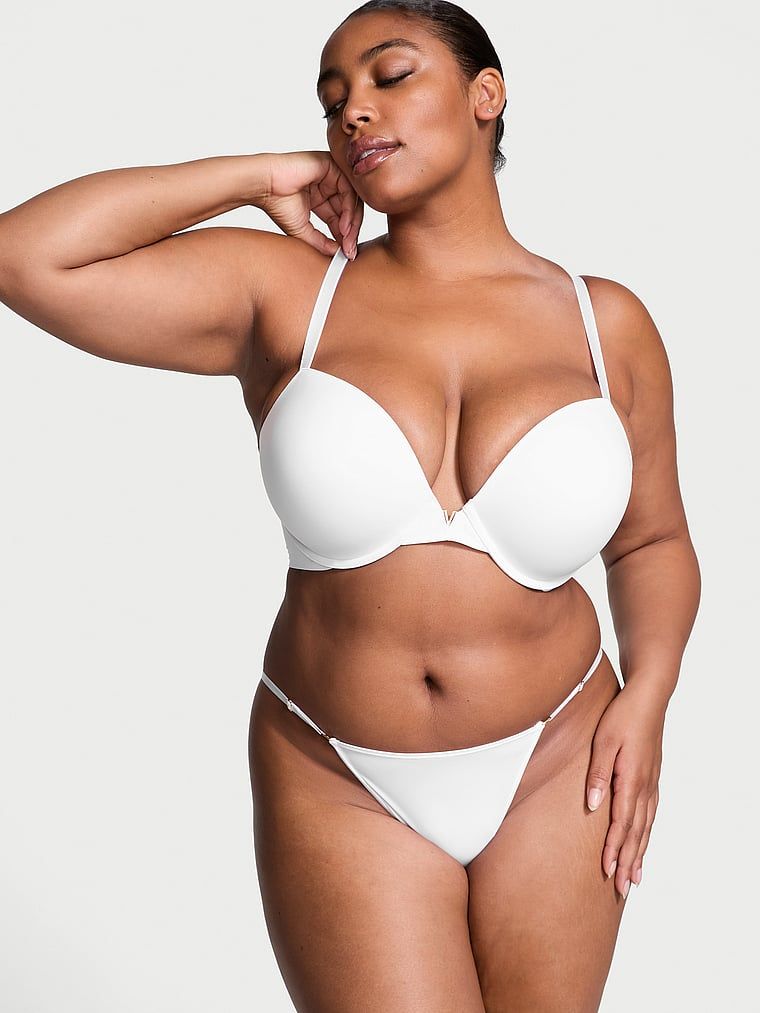 Majtki z regulowanymi paskami Bikini. Produkt ma kolor biały i pochodzi z kolekcji Dream Angels. 