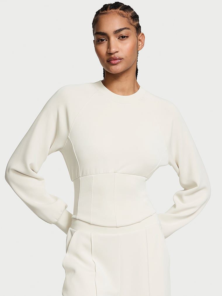 VSX Bluza z gorsetowym dołem VSX Featherweight Knit