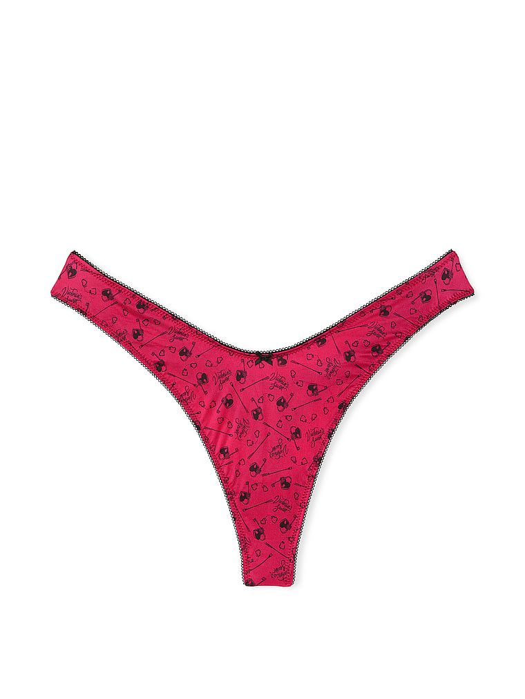 Stringi z wysoko wyciętymi nogawkami Smooth Micro. Produkt jest wzorzysty i pochodzi z kolekcji Very Sexy. 