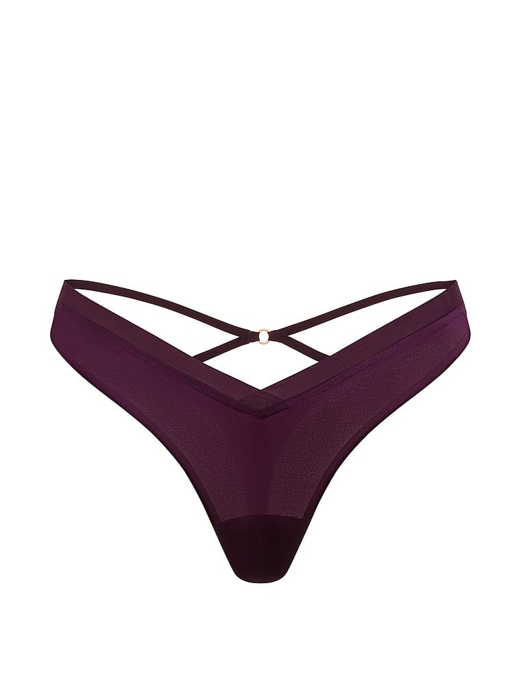 Stringi z paseczkami z tyłu Sheer Reveal. Produkt ma kolor fioletowy i pochodzi z kolekcji Very Sexy. 