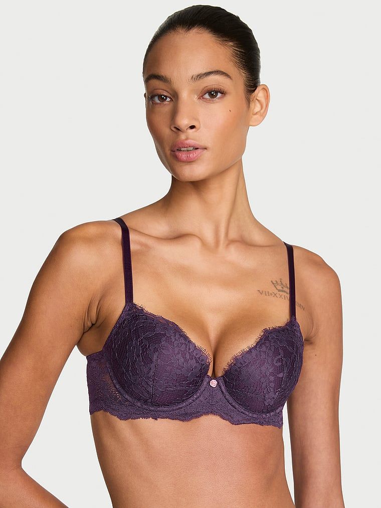 Dream Angels Biustonosz lekko usztywniany koronkowy Classic Demi