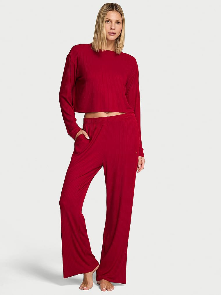 Victoria's Secret Zestaw z modalu - sweter i spodnie Lounge