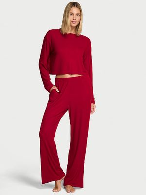 Victoria's Secret Zestaw z modalu - sweter i spodnie Lounge