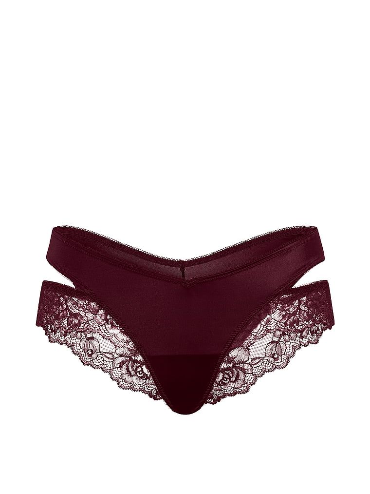 Majtki z koronką i wycięciami po bokach Cut-Out Cheeky. Produkt ma kolor różowy i pochodzi z kolekcji Very Sexy. 