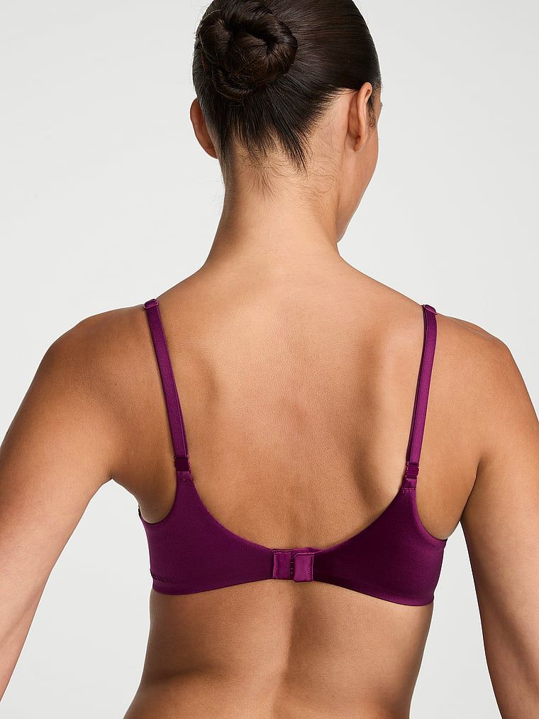 Biustonosz lekko usztywniany FlexFactor Demi. Produkt ma kolor fioletowy i pochodzi z kolekcji Body by Victoria. 
