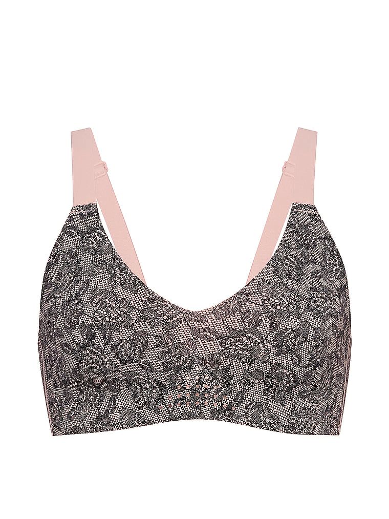 Biustonosz sportowy z dekoltem V VSX Featherweight. Produkt jest wzorzysty i pochodzi z kolekcji VSX. 