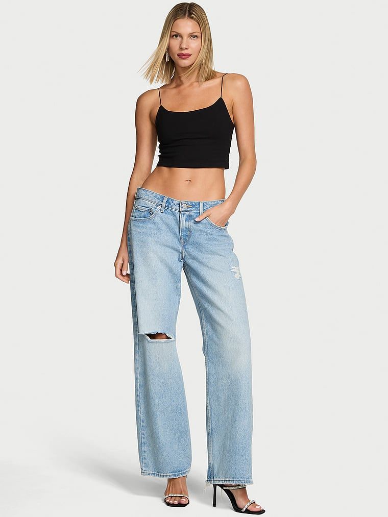 Angel Essentials Top bawełniany z logo FS