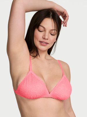 Victoria's Secret Biustonosz nieusztywniany braletka koronkowy