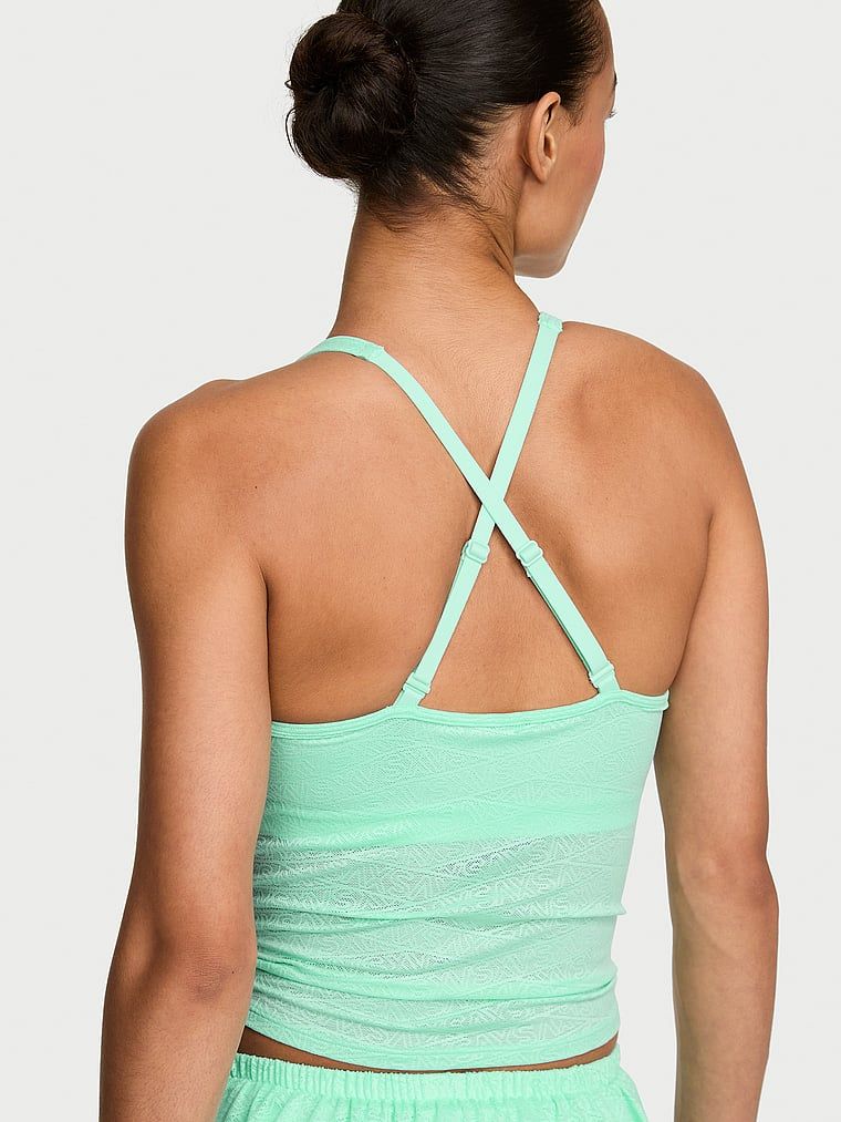 Top sportowy VSX Logo Lace. Produkt ma kolor zielony i pochodzi z kolekcji VSX. 