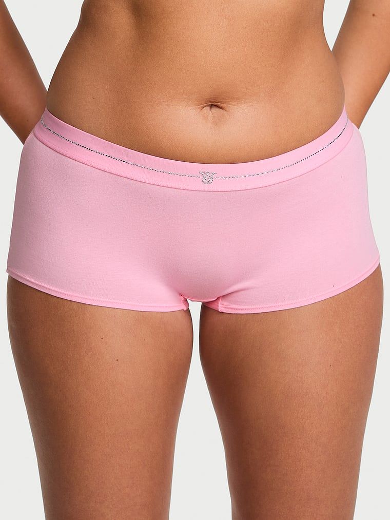 Cotton Majtki bawełniane szorty Shine Logo