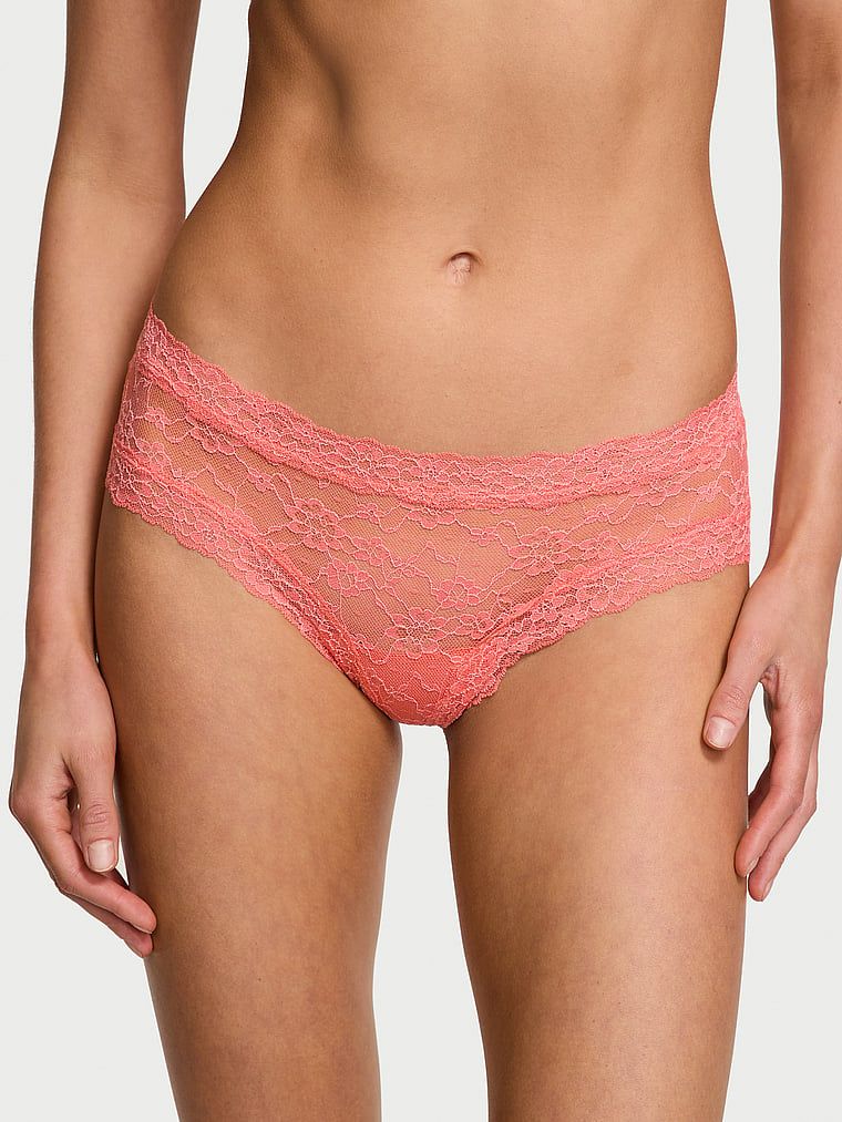 Majtki koronkowe Posey Lace Cheeky. Produkt ma kolor pomarańczowy i pochodzi z kolekcji Lacie. 