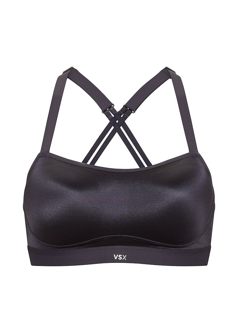 Biustonosz sportowy VSX Angel GlossyTech. Produkt ma kolor szary i pochodzi z kolekcji VSX. 
