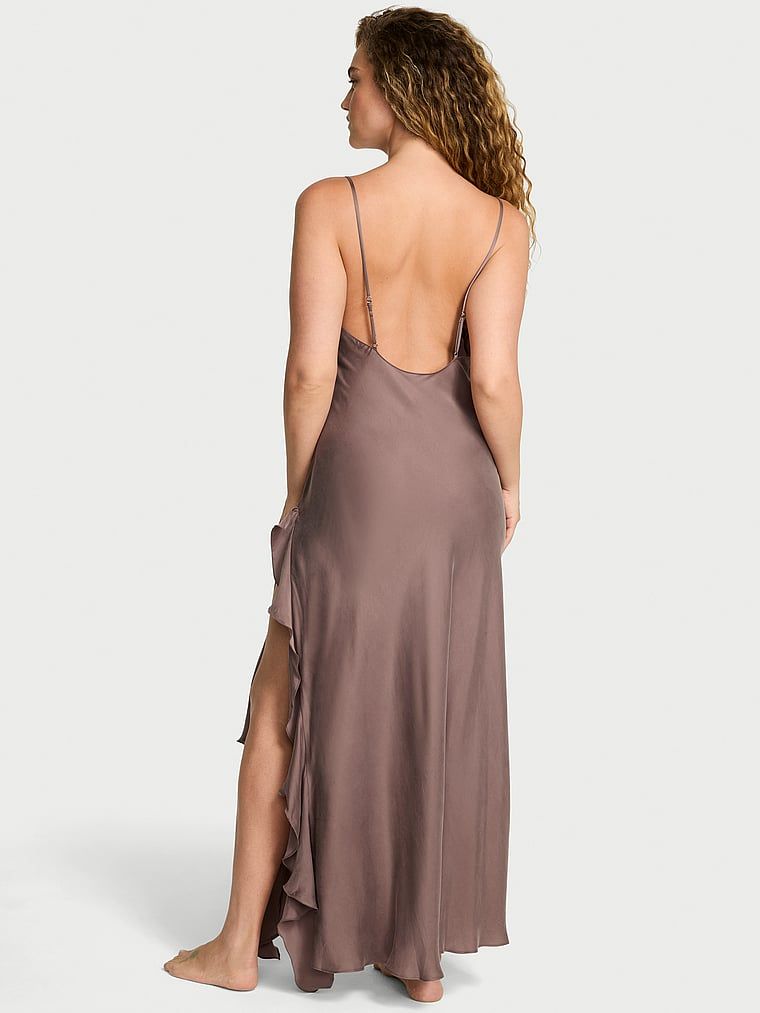 Dream Angels Koszulka nocna satynowa maxi Flutter
