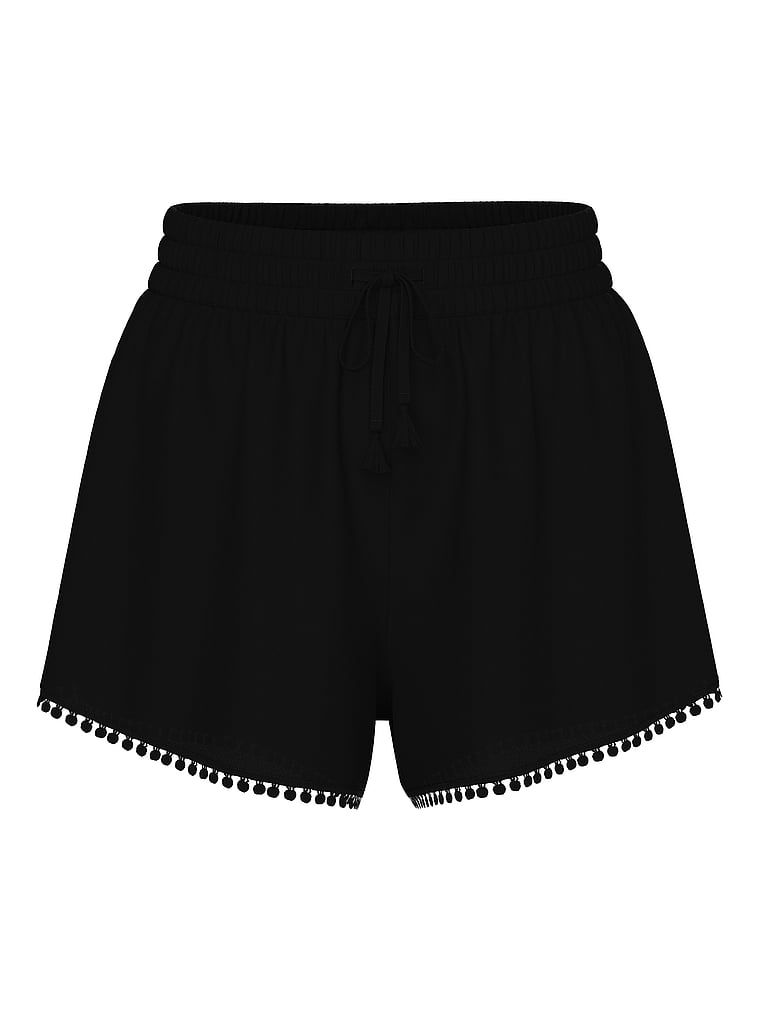 Szorty na plażę Beachwear. Produkt ma kolor czarny i pochodzi z kolekcji Victoria's Secret Swim. 