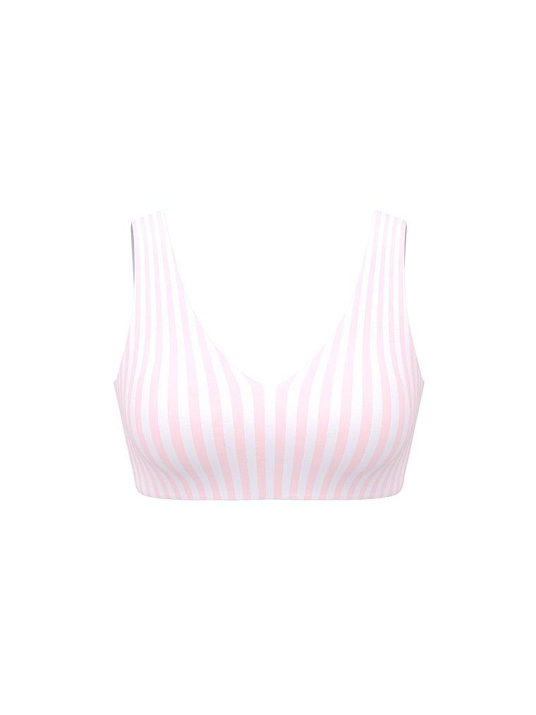 Biustonosz na co dzień i do spania SlumberBra. Produkt jest wzorzysty i pochodzi z kolekcji Body by Victoria. 