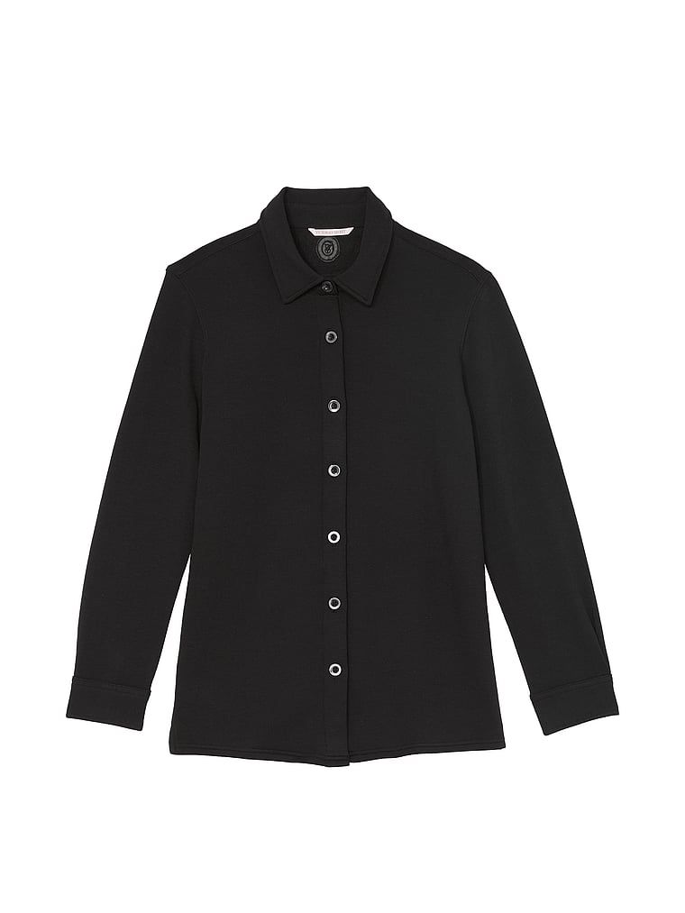 Koszula z modalu Brushed Shirt. Produkt ma kolor czarny i pochodzi z kolekcji Victoria's Secret. 