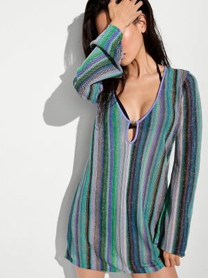 Victoria's Secret Swim Sukienka mini na plażę Beachwear Shimmer Knit