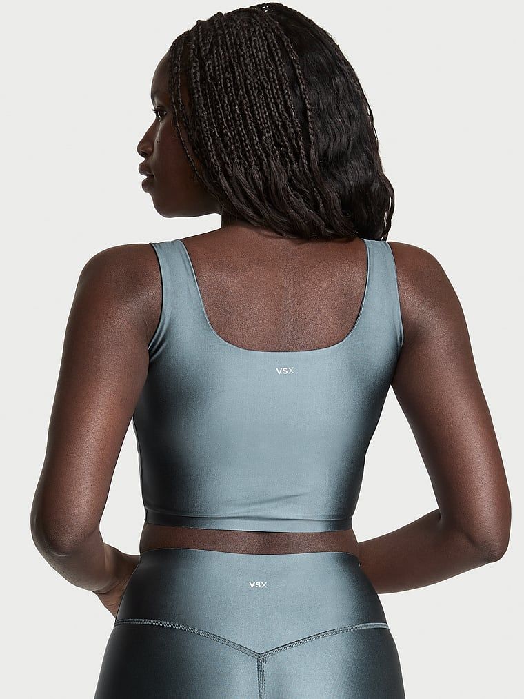 VSX Top sportowy z błyszczącego materiału VSX GlossyTech