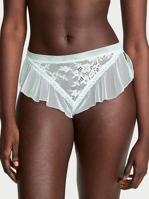 Dream Angels Majtki brazyliany z falbankami Lace Mesh