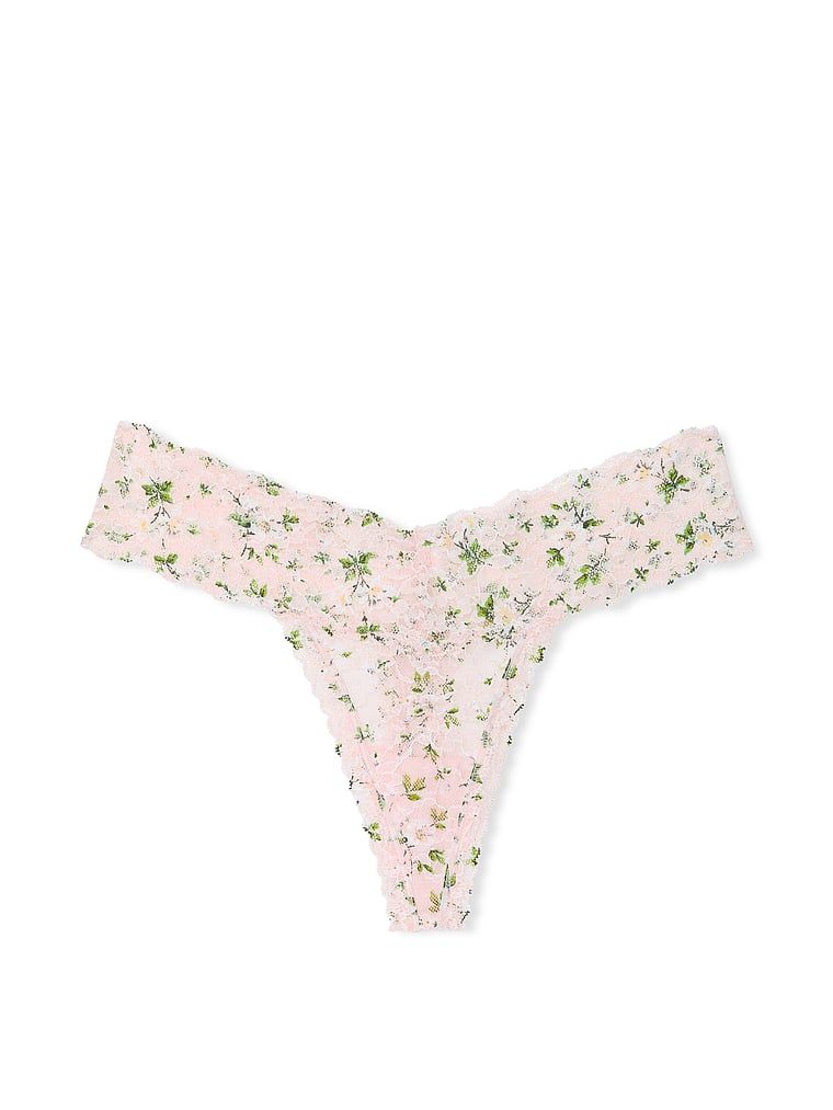 Stringi koronkowe Lace. Produkt jest wzorzysty i pochodzi z kolekcji Lacie. 