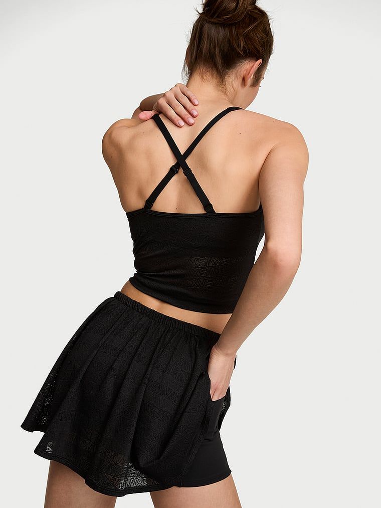 Spódniczka sportowa z szortami VSX Elevate Logo Lace. Produkt ma kolor czarny i pochodzi z kolekcji VSX. 