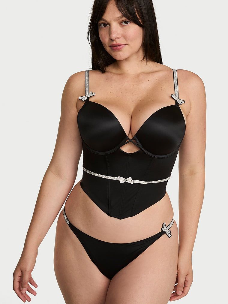 Very Sexy Top gorsetowy z push-upem Shine Bow
