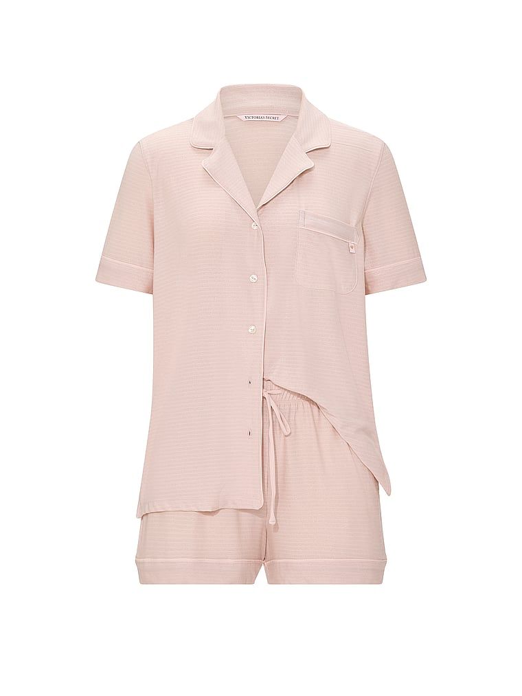 Piżama z modalu z szortami SoSoft. Produkt ma kolor złoty i pochodzi z kolekcji Victoria's Secret. 
