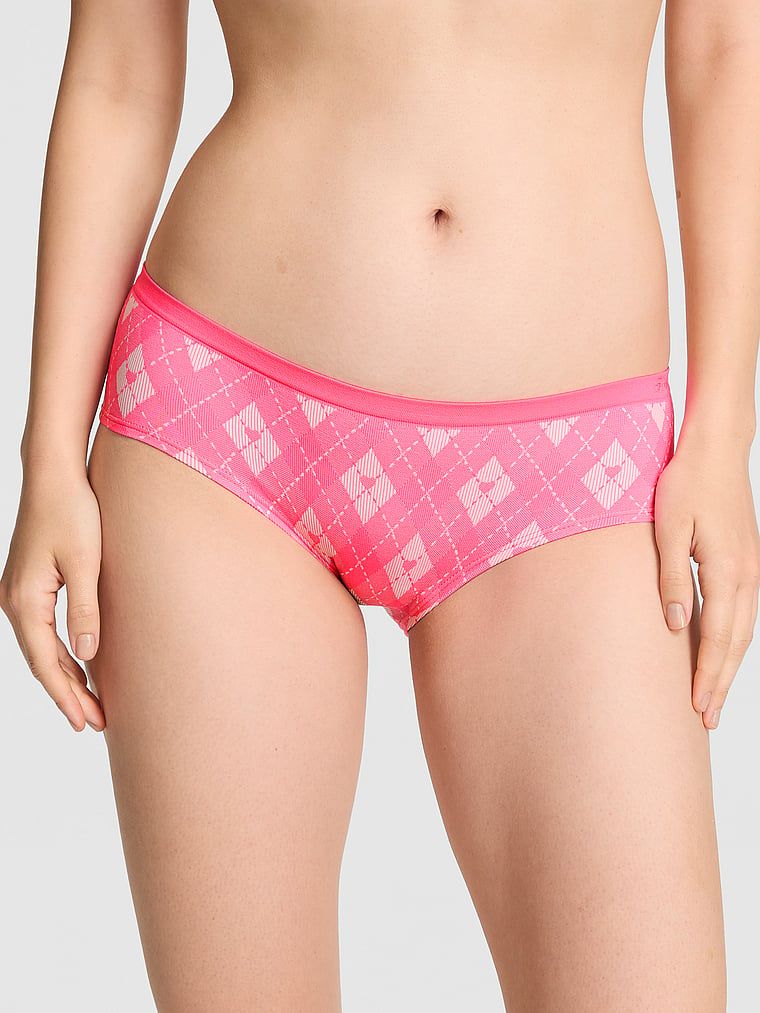 Bezszwowe majtki hiphugger PINK