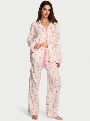 Victoria's Secret Flanelowa piżama z długimi spodniami