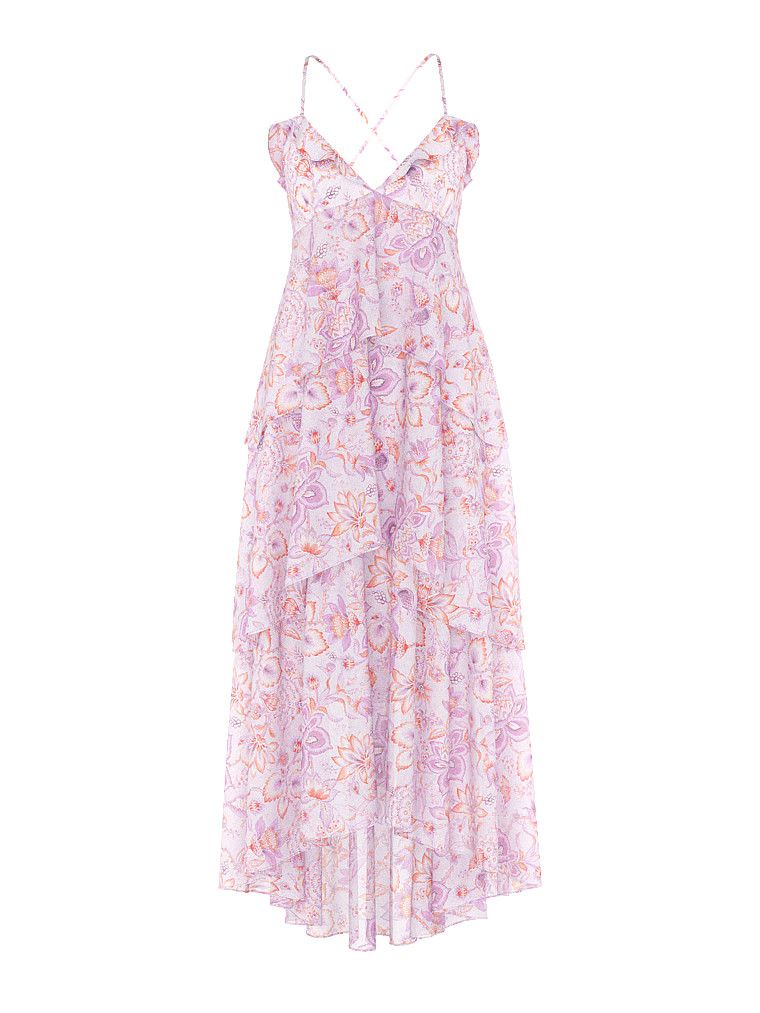 Victoria's Secret Sukienka szyfonowa długa maxi Vintage Blossom
