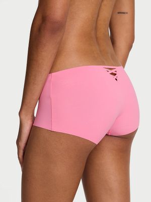 No-Show Majtki bezszwowe szorty z paseczkami z tyłu No-Show Strappy Boyshort