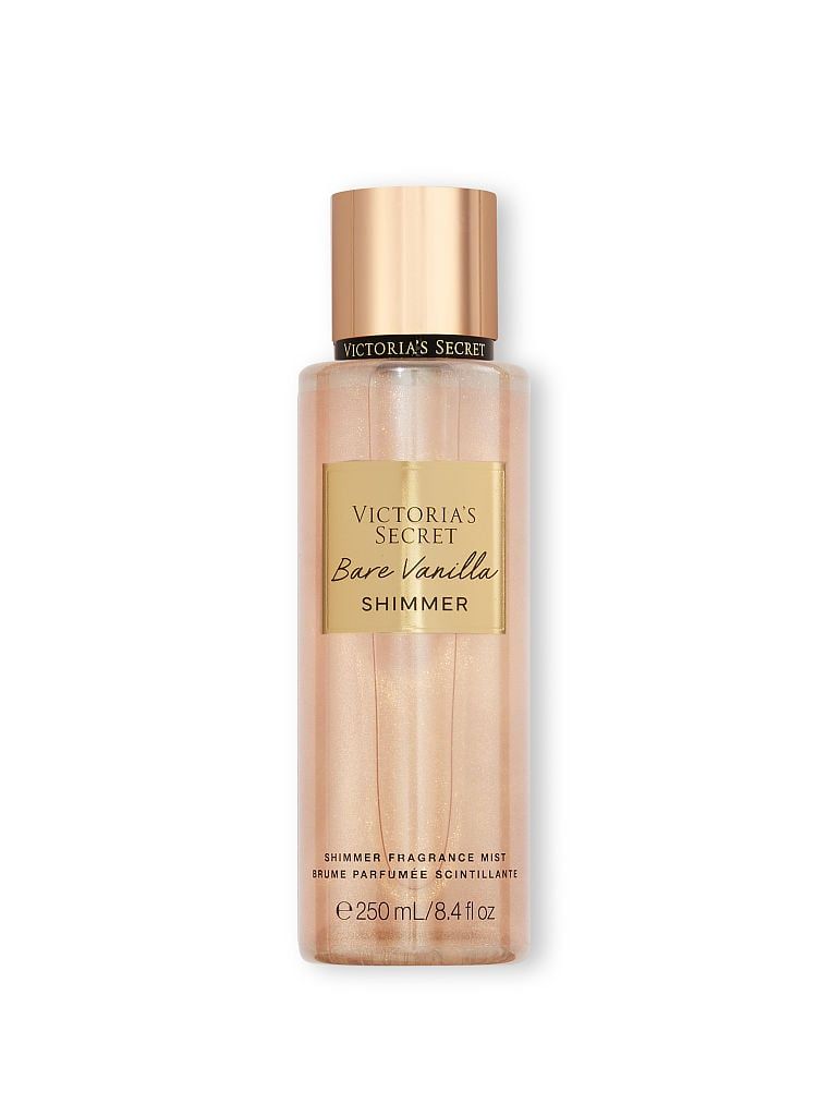 Bare Vanilla Shimmer Perfumowana mgiełka do ciała z drobinkami Bare Vanilla  250ml - Victoria's Secret Beauty PL