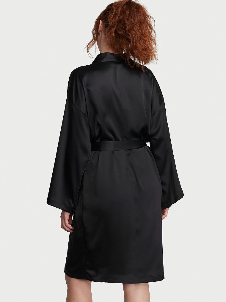 Victoria's Secret Szlafrok satynowy Midi