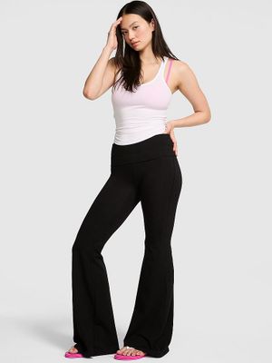 Legginsy super dzwony z zakładanym pasem All-Day Cotton