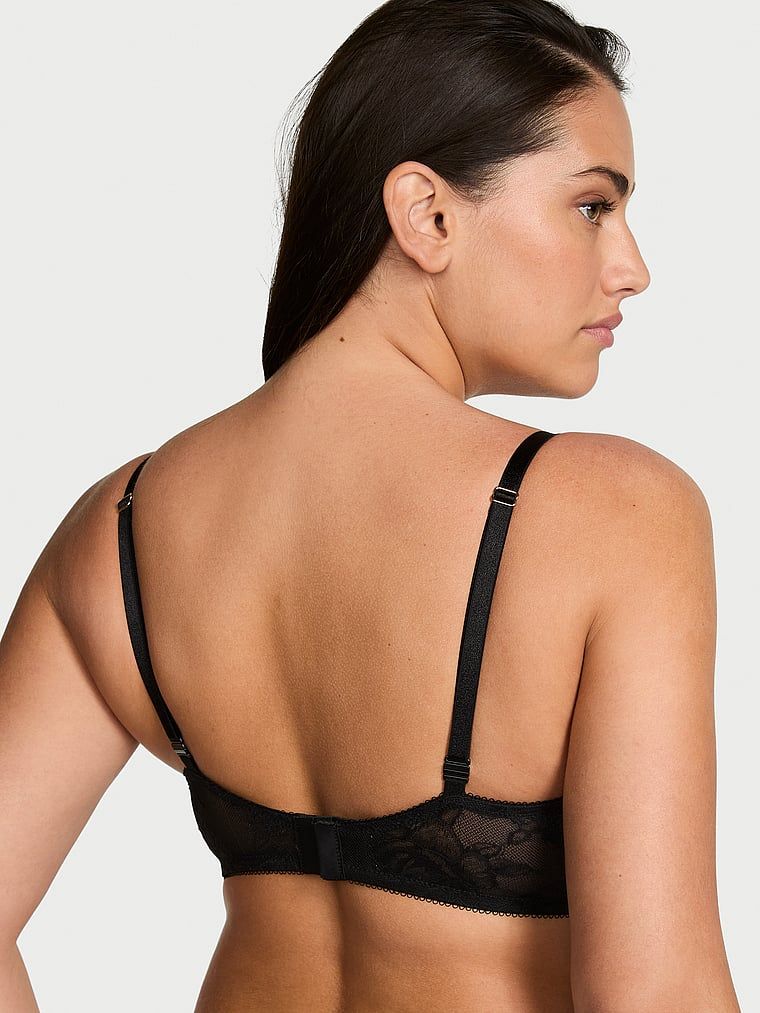 Very Sexy Biustonosz push-up powiększający o 2 rozmiary Bombshell Rose Lace
