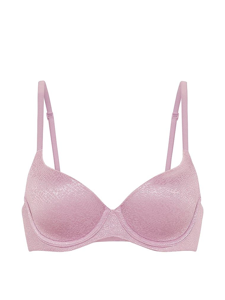 Biustonosz lekko usztywniany Demi. Produkt ma kolor różowy i pochodzi z kolekcji Body by Victoria. 